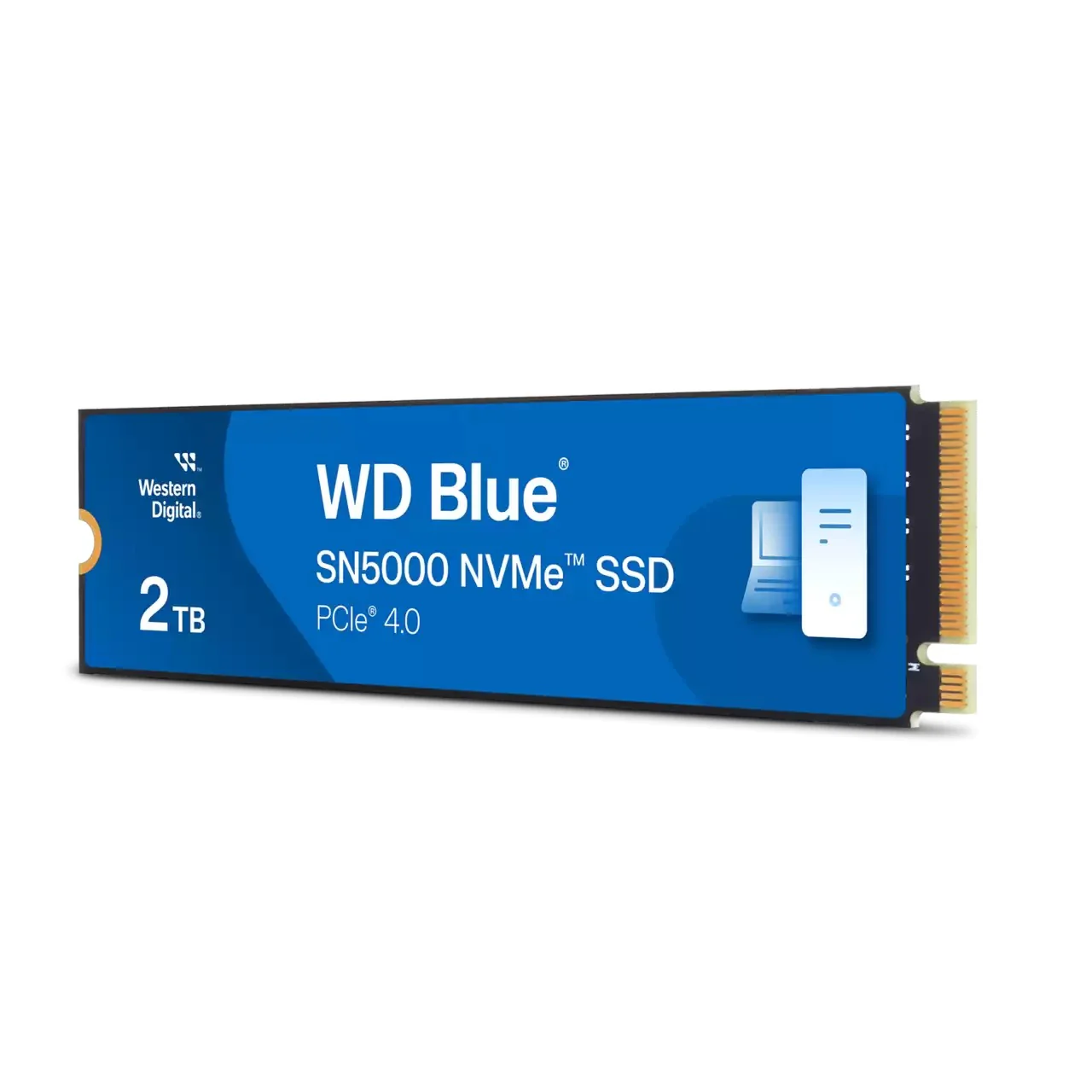 WD Blue SN5000 2TB NVMe PCIe Gen 4.0 M.2 2280 5150MB/s Read Speed Internal SSD (WDS200T4B0E) - Image 2
