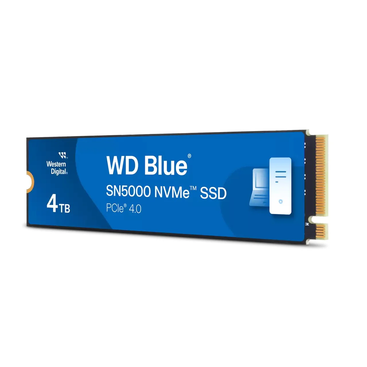 WD Blue SN5000 4TB NVMe PCIe Gen 4.0 M.2 2280 5500MB/s Read Speed Internal SSD (WDS400T4B0E) - Image 2