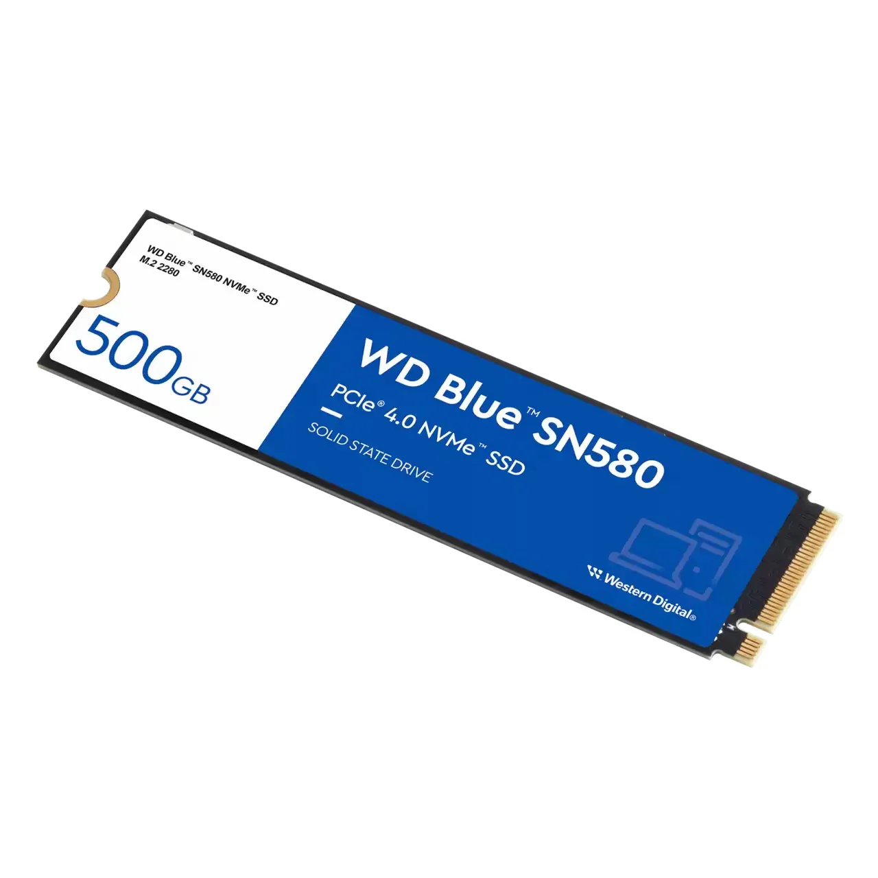 WD Blue SN580 500GB M.2 2280 NVME SSD (WDS500G3B0E-00CHF0) - Image 2