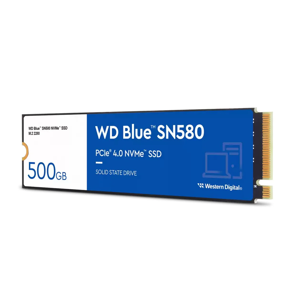WD Blue SN580 500GB M.2 2280 NVME SSD (WDS500G3B0E-00CHF0) - Image 3