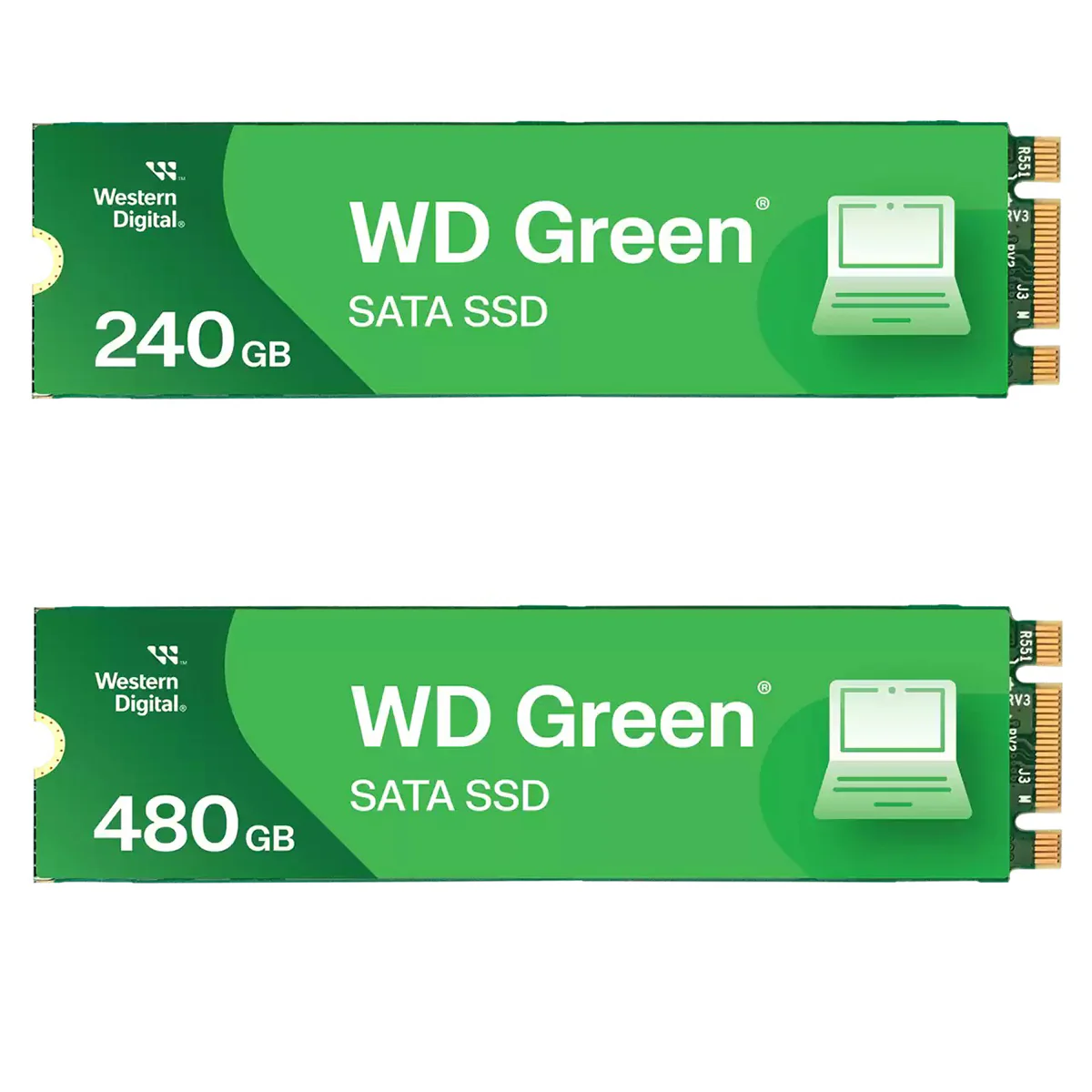 WD Green SATA SSD M.2 2280 (240GB, 480GB)