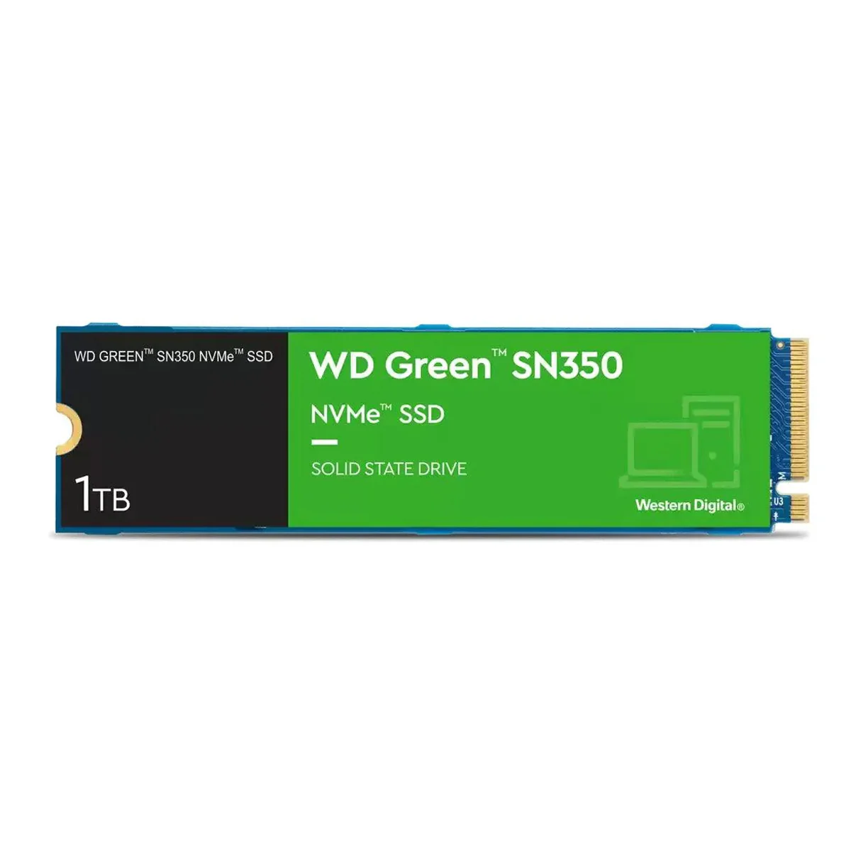 WD Green SN350 1TB M.2 2280 PCIE Internal SSD (WDS100T3G0C)