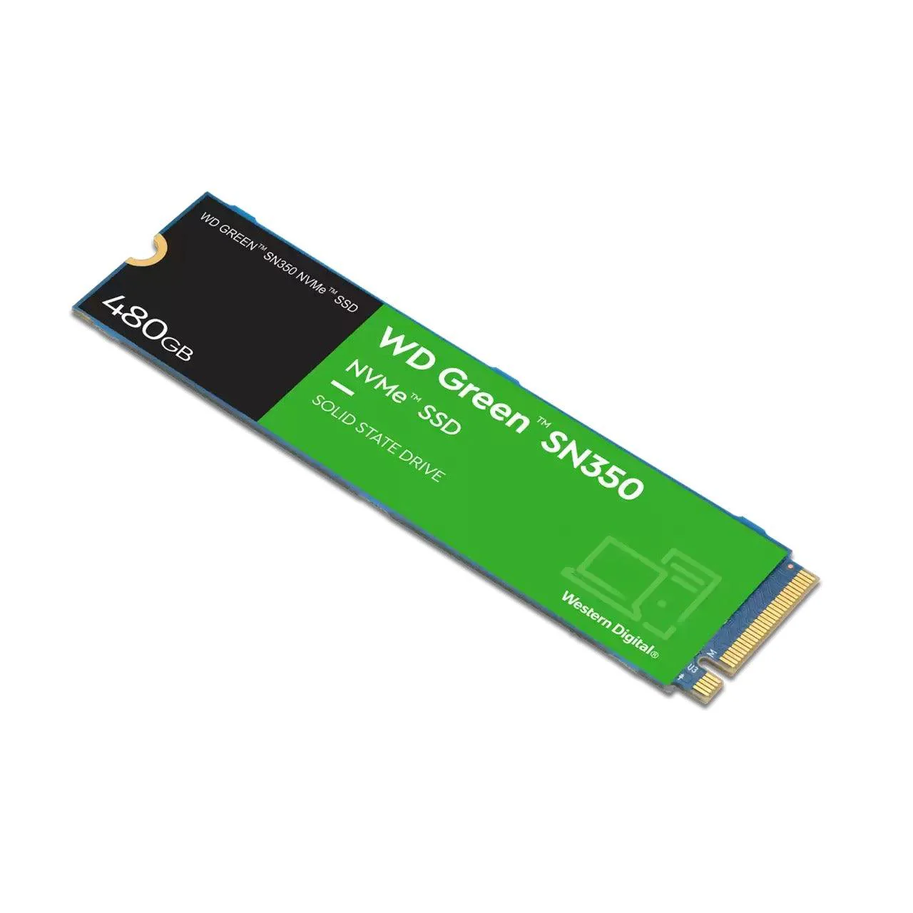 WD Green SN350 480GB M.2 2280 PCIE Internal SSD (WDS480G2G0C) - Image 3