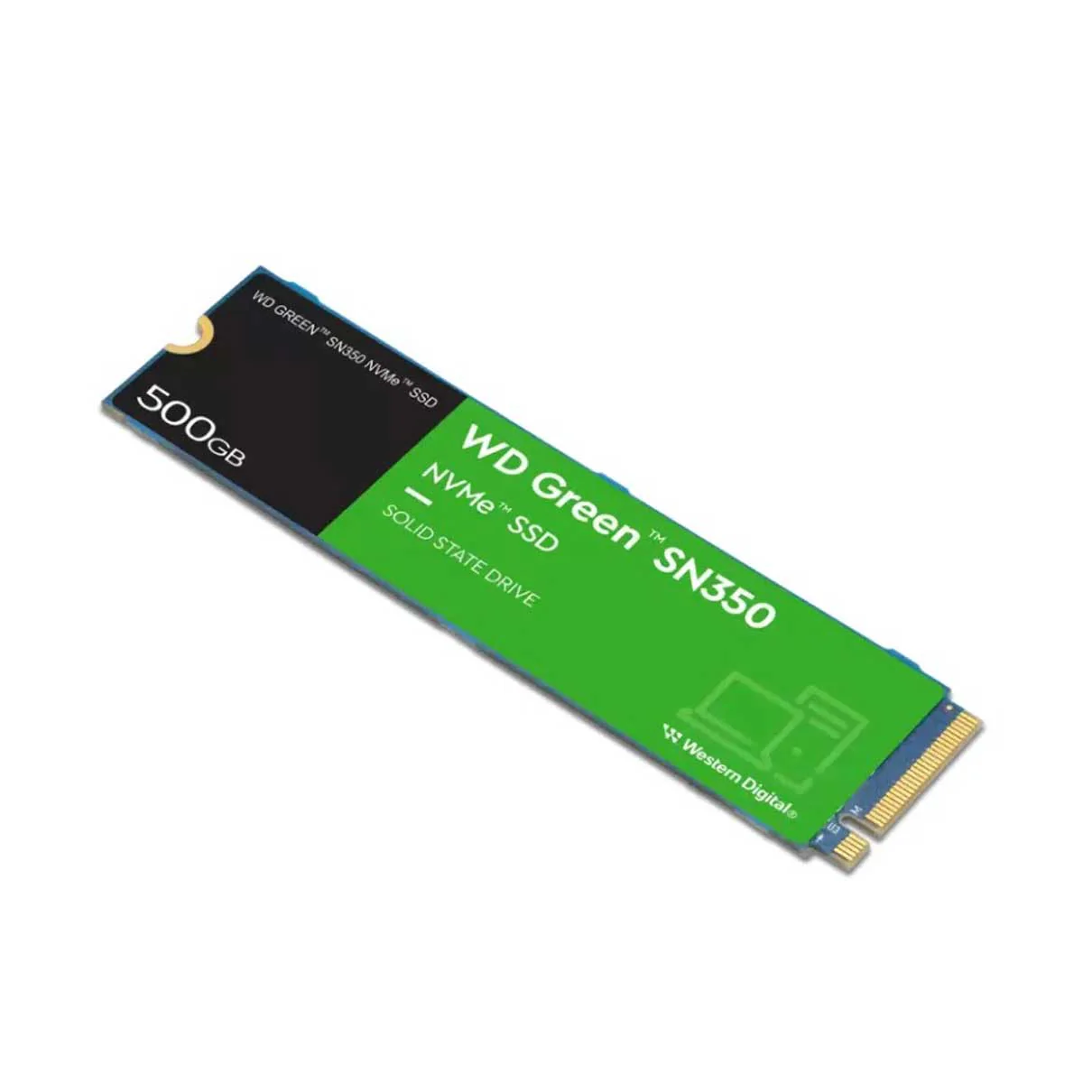 WD Green SN350 500GB M.2 2280 PCIe Gen3 X4 NVMe SSD (WDS500G2G0C) - Image 3