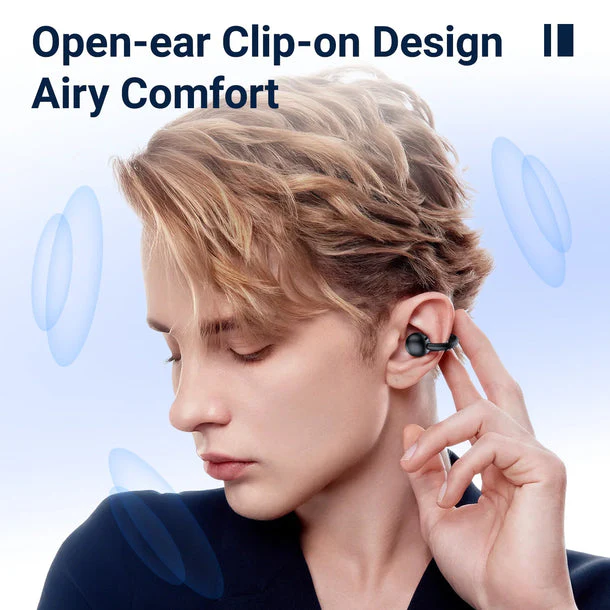 Weofly ClipFits Lite Clip-on Earbuds (Black) (WFCL728BL) - Image 13