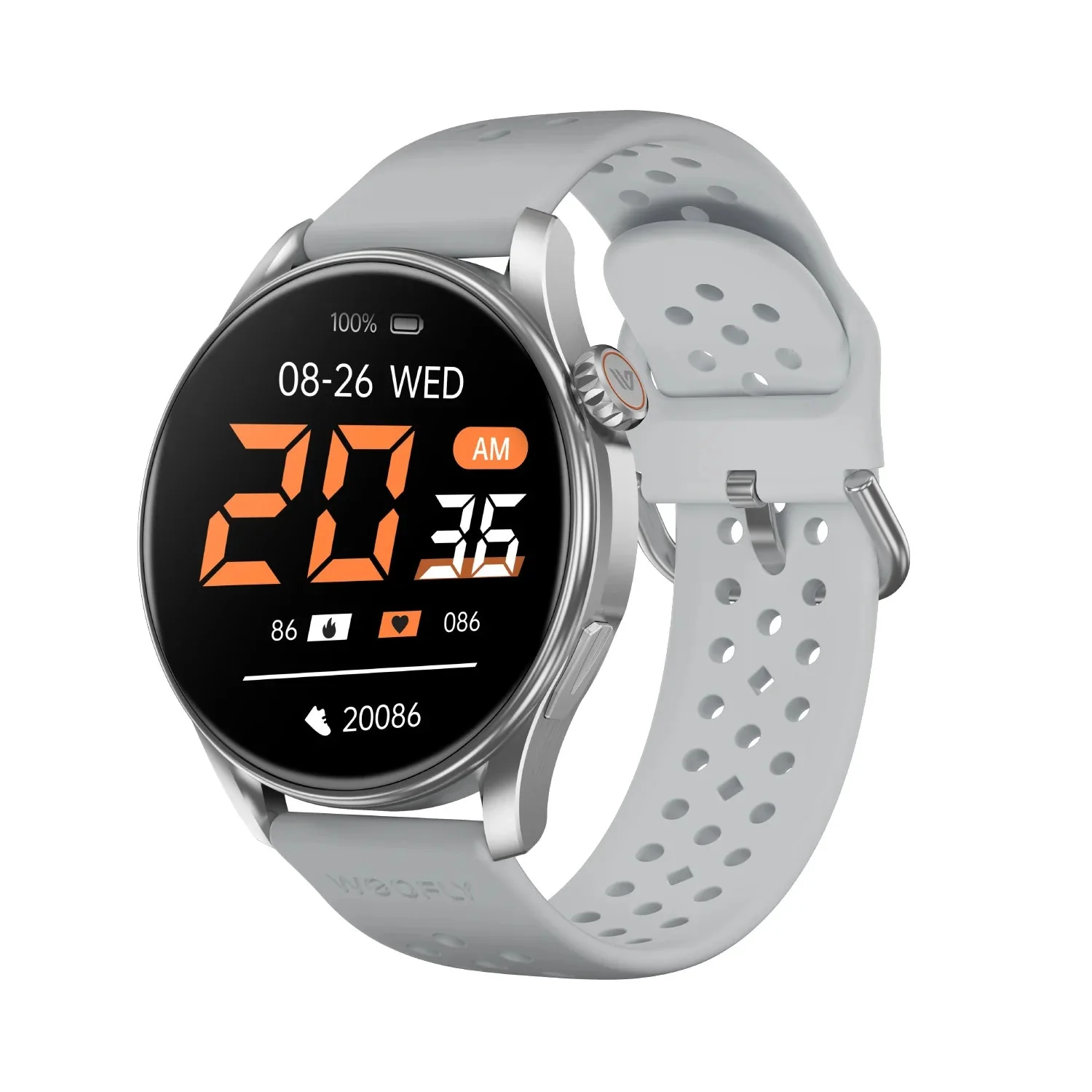 Weofly Curve 2 Smartwatch (Black, Silver) (WFCV699BL, WFCV699SL) - Image 8