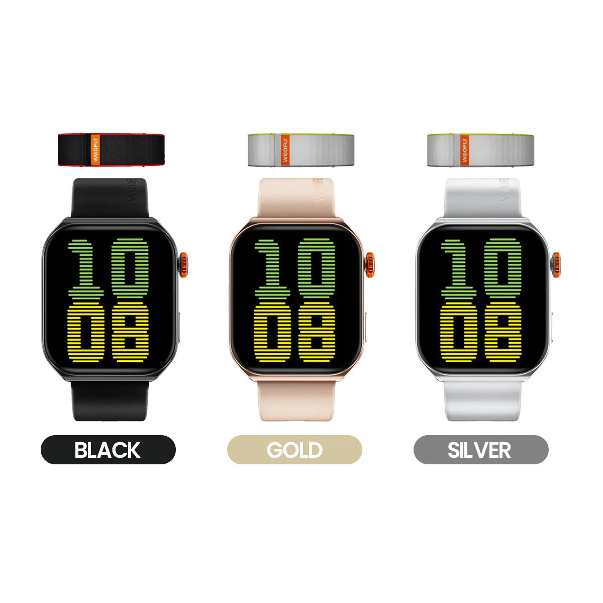 Weofly Edge 2 Smartwatch (Black, Gold, Silver) (WFEG625BL, WFEG625GD, WFEG625SL) - Image 24