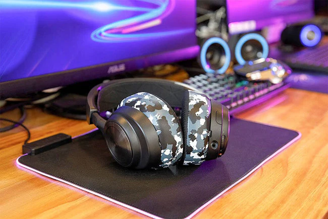 Wicked Cushions Arctis Nova Pro Wireless Earpads - WC FreeZe Cooling Gel (Snow Camo, Black, White, Black Camo, Red Camo, Speed Racer, Hex Red, 90s White, 90s Black, Navy Tiger, Mint, Red, Geo Grey, Gold Marble, Red Prism, Orange Prism, Cyan Prism) - Image 6