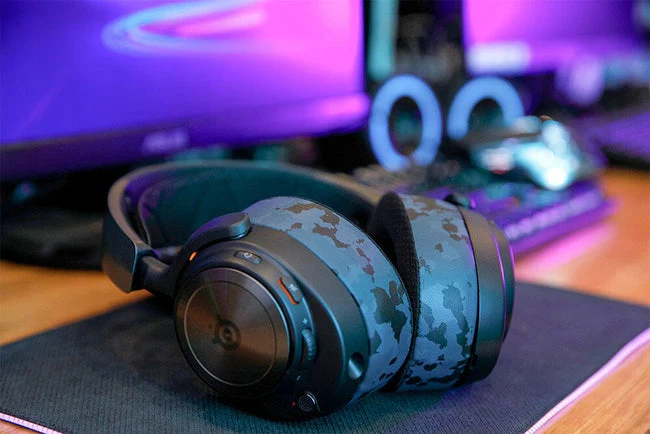 Wicked Cushions Arctis Nova Pro Wireless Earpads - WC FreeZe Cooling Gel (Snow Camo, Black, White, Black Camo, Red Camo, Speed Racer, Hex Red, 90s White, 90s Black, Navy Tiger, Mint, Red, Geo Grey, Gold Marble, Red Prism, Orange Prism, Cyan Prism) - Image 9