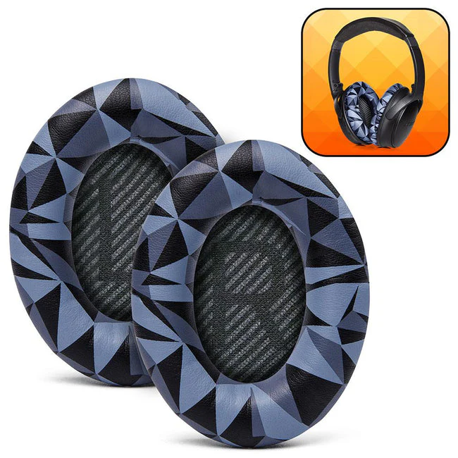 Wicked Cushions Bose QC 35 Replacement Ear Pads (Black, Midnight Blue, Silver, Geo Grey, Snow Camo, Black Camo, 90s White, 90s Black) (DW-EUAI-QYAW, ZI-3M67-96O0, 4B-NWTC-V89C, TI-AZM0-J0JH, OC-90BK-QG4D, Z7-YSOW-KHPB, BoseQC35-90W, BoseQC35-90B) - Image 18