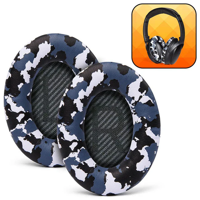 Wicked Cushions Bose QC 35 Replacement Ear Pads (Black, Midnight Blue, Silver, Geo Grey, Snow Camo, Black Camo, 90s White, 90s Black) (DW-EUAI-QYAW, ZI-3M67-96O0, 4B-NWTC-V89C, TI-AZM0-J0JH, OC-90BK-QG4D, Z7-YSOW-KHPB, BoseQC35-90W, BoseQC35-90B) - Image 23