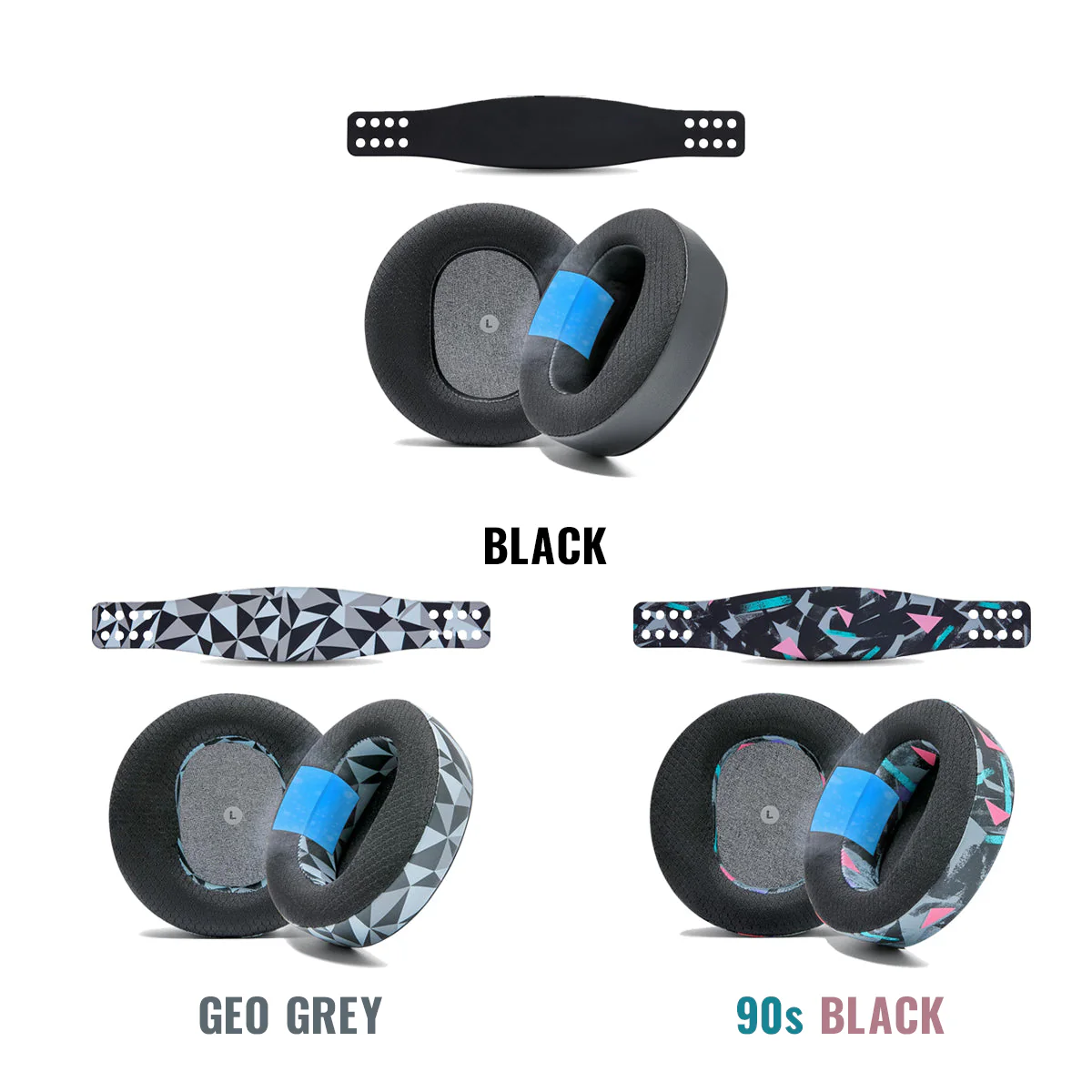 Wicked Cushions Maxwell Mod Kit (Black, 90s Black, Geo Grey) - Image 11
