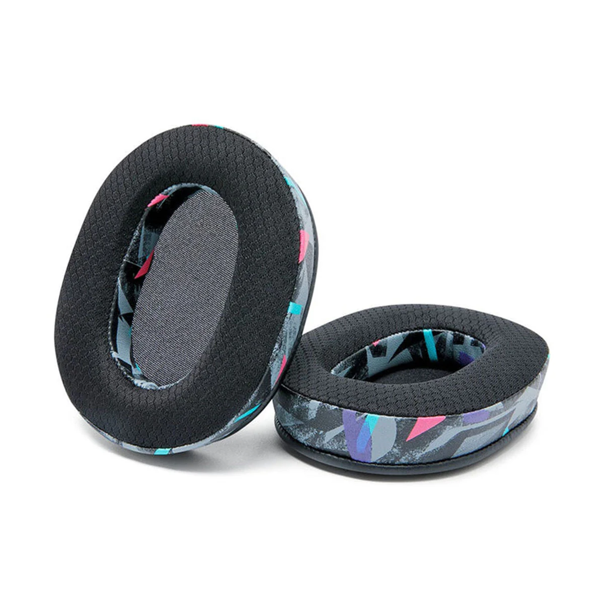 Wicked Cushions Sony Earpads - WC FreeZe Cooling Gel (90s Black, 90s White) - Image 4