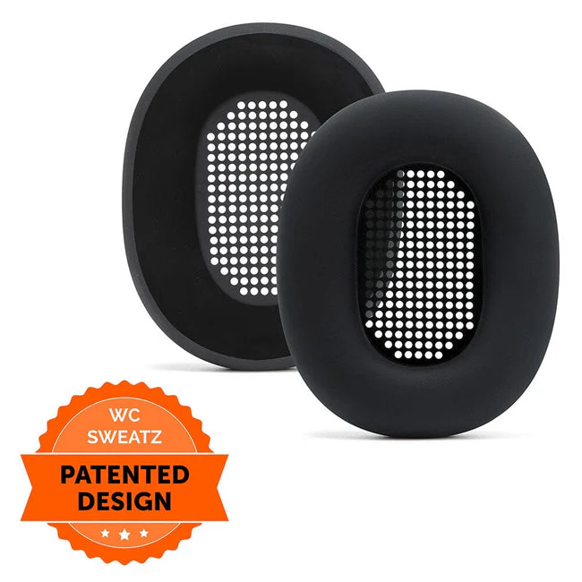 Wicked Cushions Sony WH-1000XM5 Earpad Sweat Covers - WC SweatZ (Black, Geo Grey, 90s Black, Silver) - Image 7