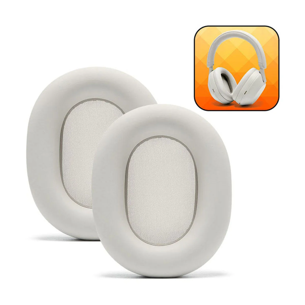 Wicked Cushions Upgraded Sony WH-1000XM5 Replacement Ear Pads (Black, 90s Black, Geo Grey, Silver, Blue, Black Camo) - Image 18