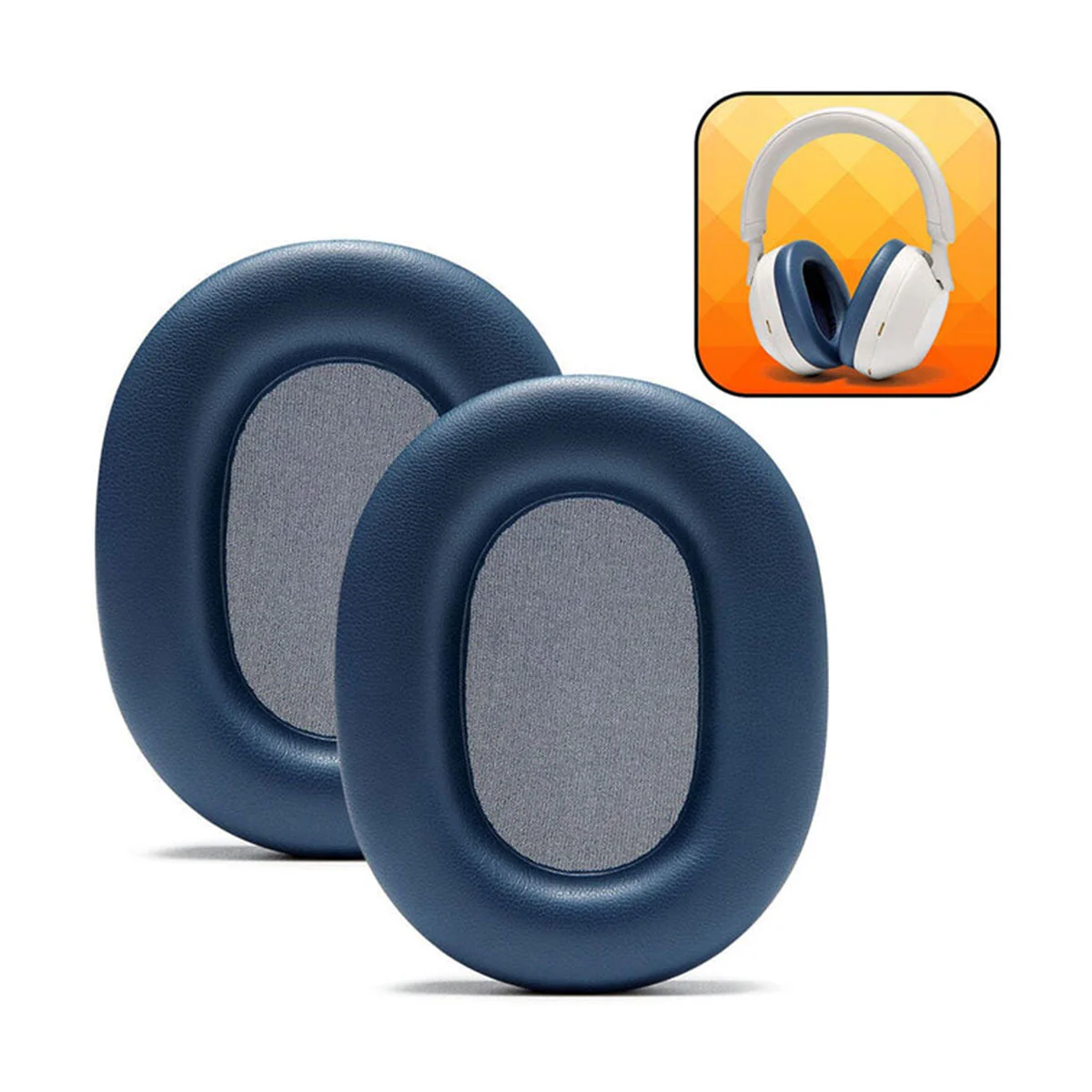 Wicked Cushions Upgraded Sony WH-1000XM5 Replacement Ear Pads (Black, 90s Black, Geo Grey, Silver, Blue, Black Camo) - Image 23