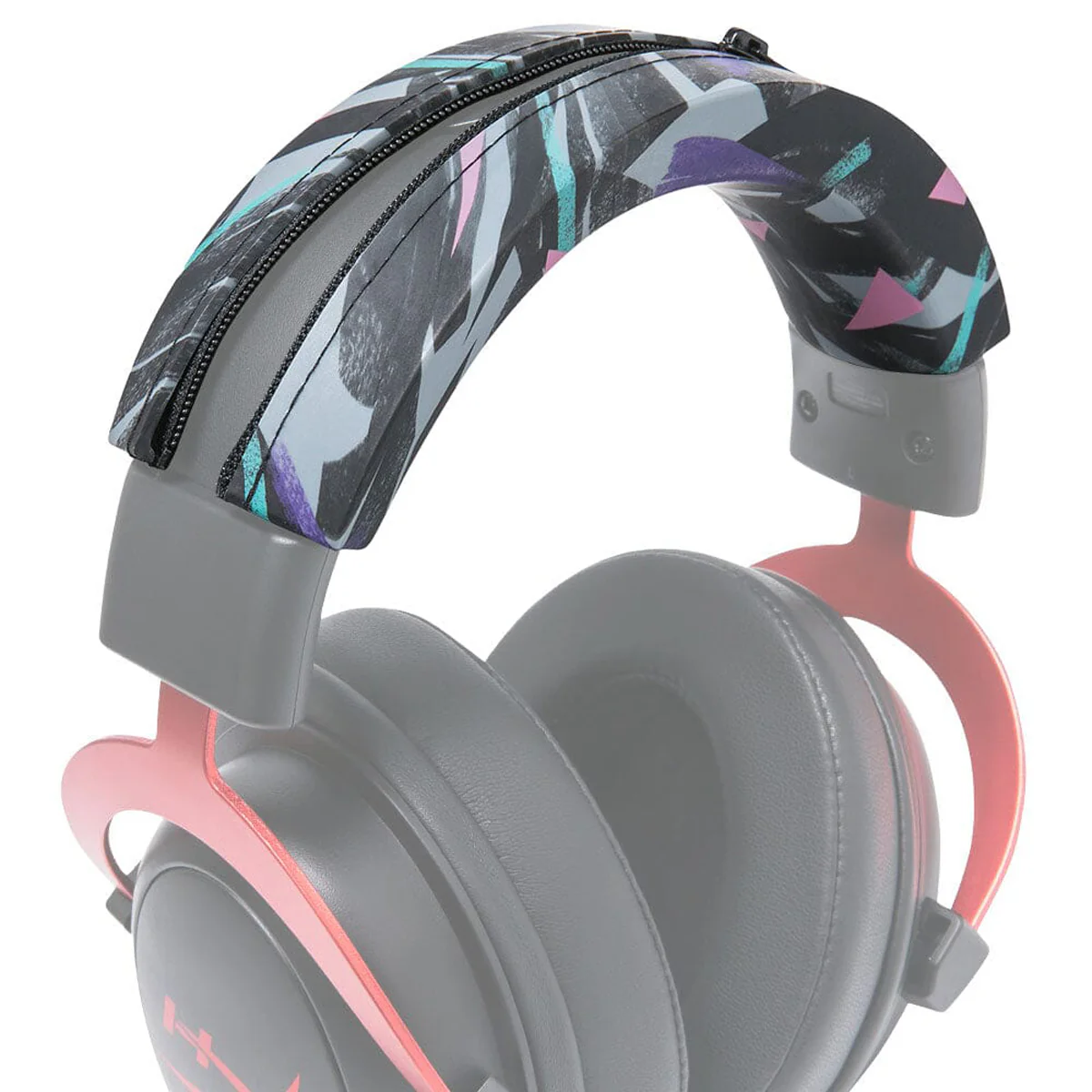 Wicked Cushions WC BandZ HyperX Headband Cover for HyperX Cloud Headphone (90s Black, Black Camo, Red Camo, Speed Racer, Black) - Image 6