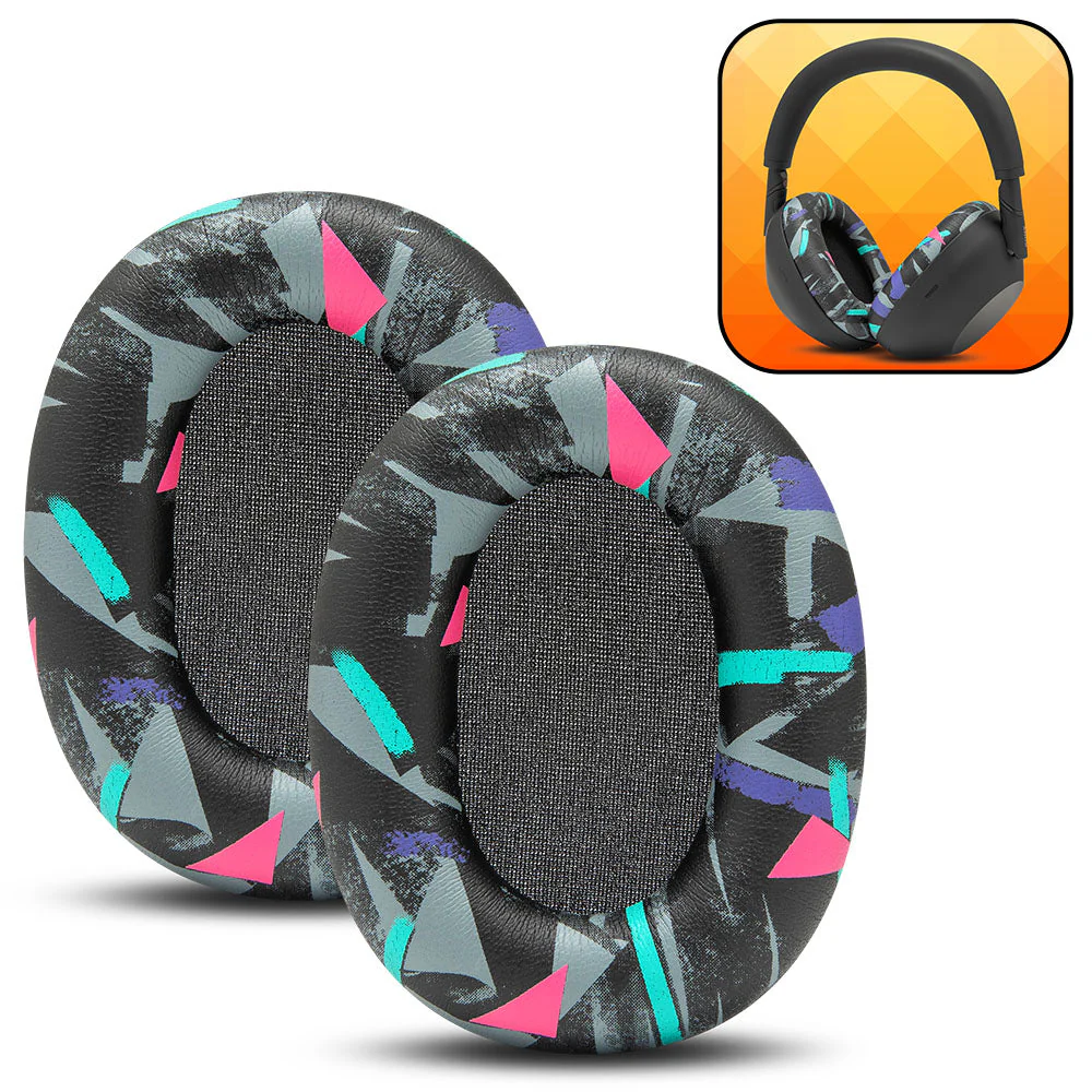 Wicked Cushions WC PadZ XM6 - Replacement Ear Pads For Sony WH-1000XM6 (90s Black, Black Camo, Black, Midnight Blue, Platinum Silver) - Image 5