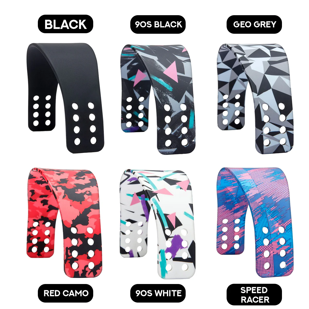 Wicked Cushions WC Silicone HeadbandZ for Audeze Maxwell (Black, 90s Black, Geo Grey, Red Camo, 90s White, Speed Racer) (HB-SI-MAXWELL-B, HB-SI-MAXWELL-90B, HB-SI-MAXWELL-GG, HB-SI-MAXWELL-RC, HB-SI-MAXWELL-90W, HB-SI-MAXWELL-SR)