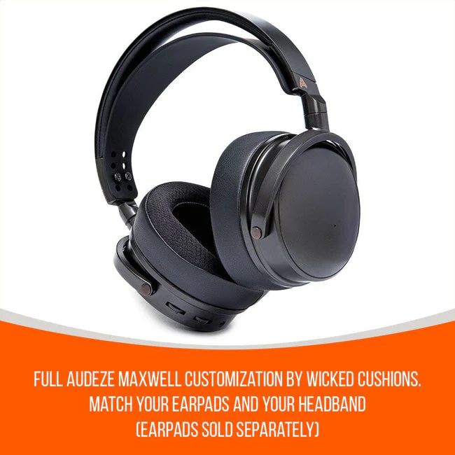 Wicked Cushions WC Silicone HeadbandZ for Audeze Maxwell (Black, 90s Black, Geo Grey, Red Camo, 90s White, Speed Racer) (HB-SI-MAXWELL-B, HB-SI-MAXWELL-90B, HB-SI-MAXWELL-GG, HB-SI-MAXWELL-RC, HB-SI-MAXWELL-90W, HB-SI-MAXWELL-SR) - Image 4