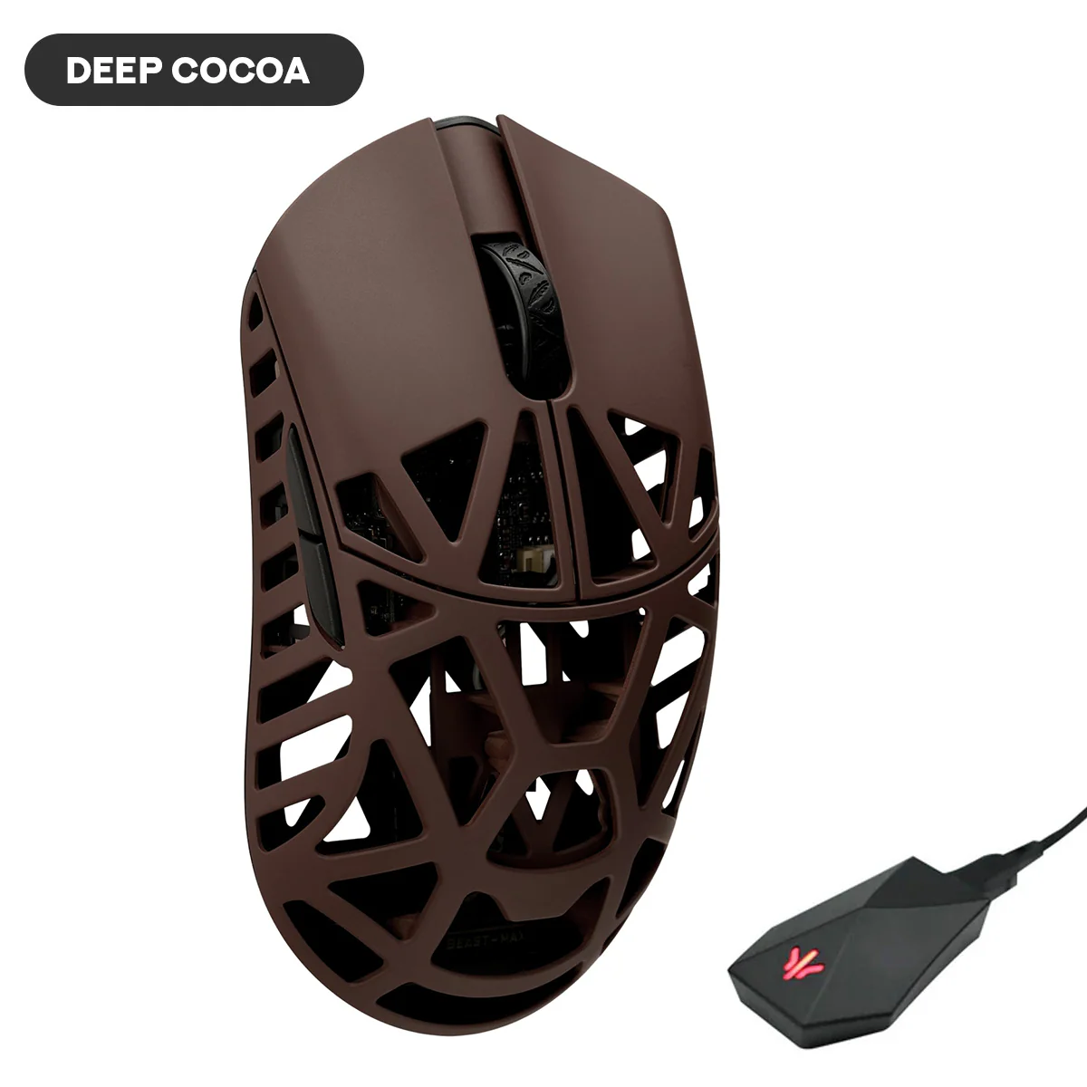 WLMouse Beast X Max 8K Magnesium Gaming Mouse (White/Blue, Pink/Blue, White/Yellow. White/Red, Black/Green, Black, Purple, Fashion Grey, Black & Red, Neon Rose, Soft Lilac, Milky White, Deep Cocoa, Infinity Blue, Fire Orange) - Image 36
