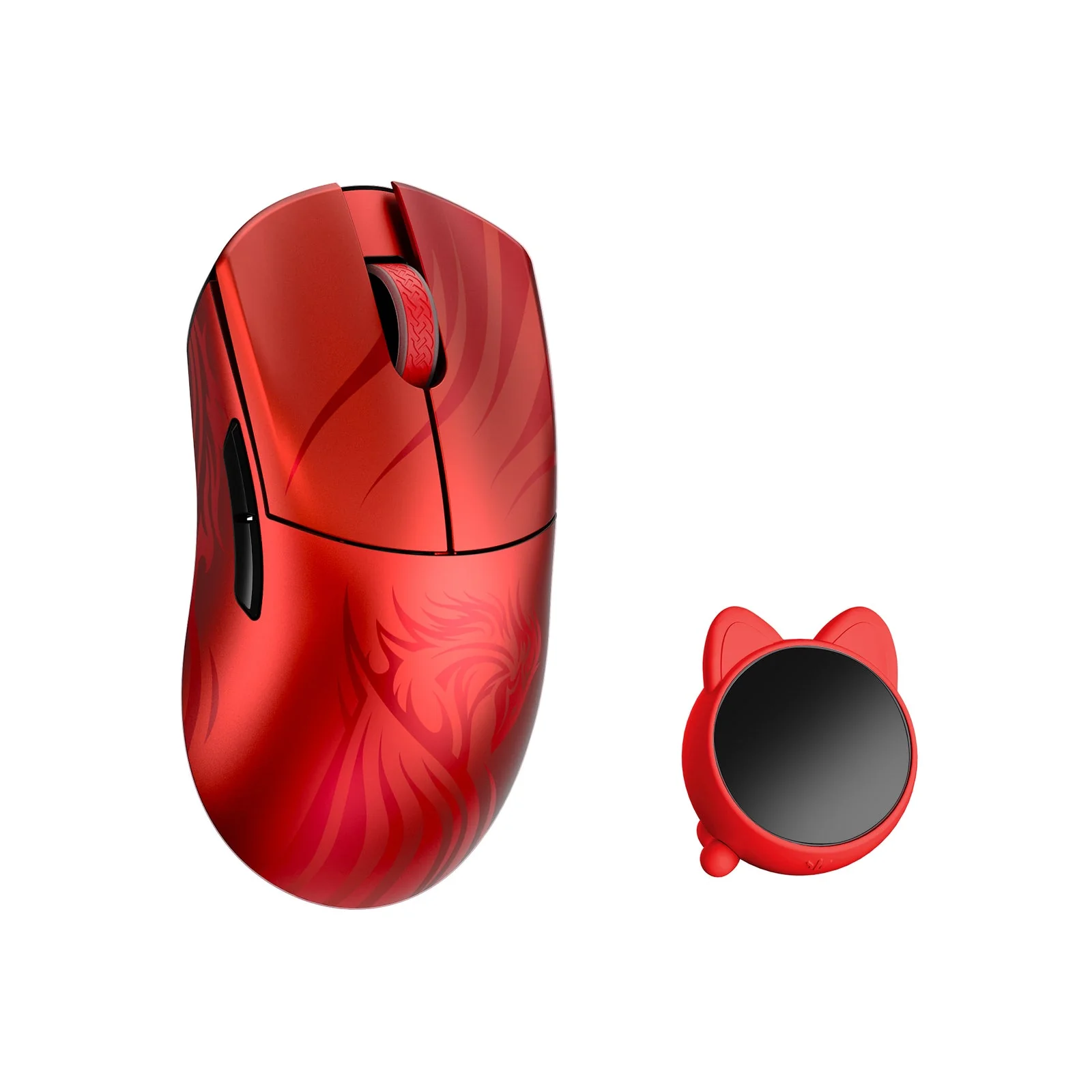 WLMouse HUAN Stainless Magnesium Alloy Gaming Mouse (Silver, Black, White, Purple, Nekko, Red Magic, Celadon) - Image 12