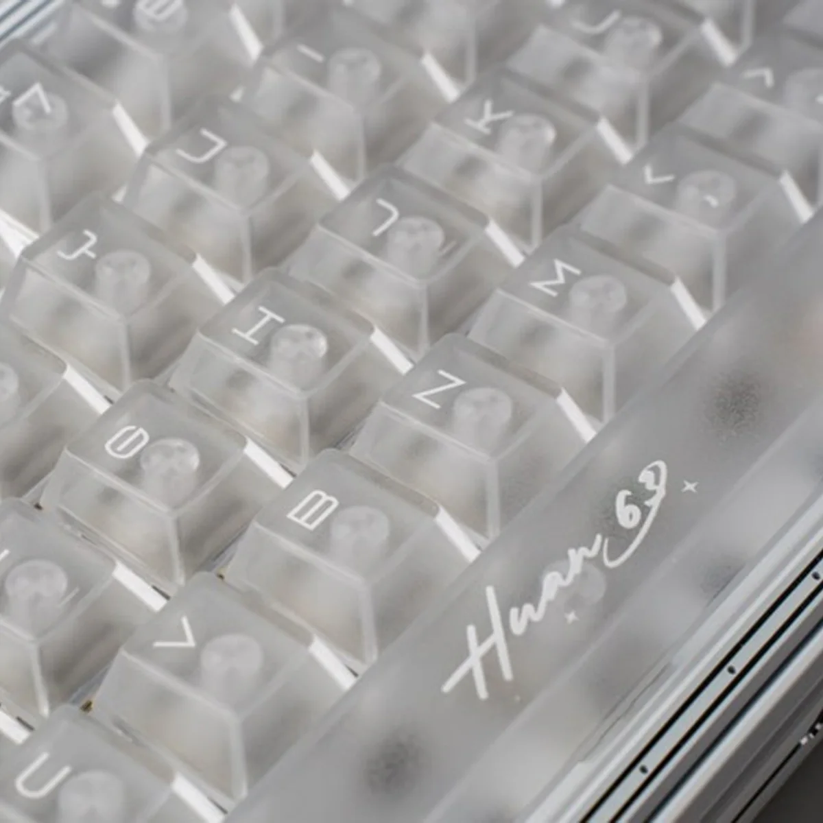 WLMouse HUAN63 HE Magnesium Alloys Keyboard (White) (KBD-HUAN63-WHITE-G) - Image 4