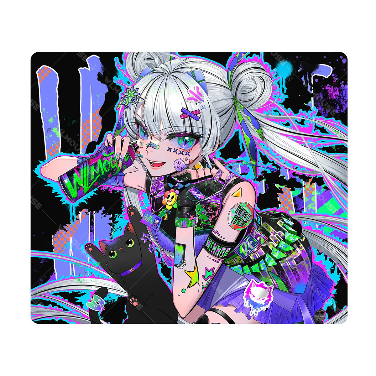 WLMouse Jumi Edition Gaming Mousepad XSOFT (490x420x4mm) (MP-CARNIVAL-S) - Image 2