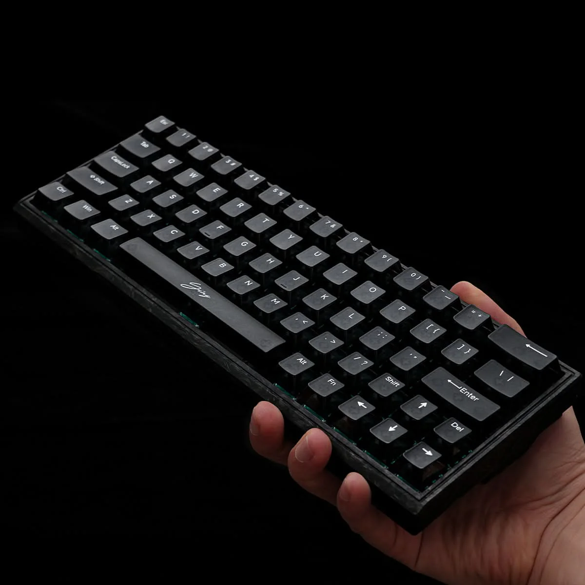 WLMouse YING63 Forged Carbon Fiber Keyboard MO (Magnetic Jade Pro) - Image 5
