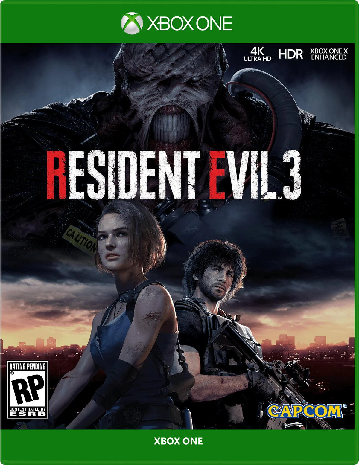 XBOX ONE RESIDENT EVIL 3 REMAKE (ASIAN)