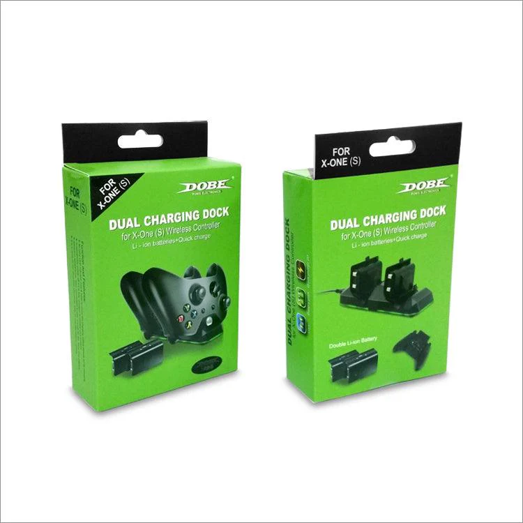 XBOXONE S DUAL CHARGING DOCK FOR XB1 S WIRELESS CONTROLLER (DOBE) TYX-697 (BLK) - Image 5