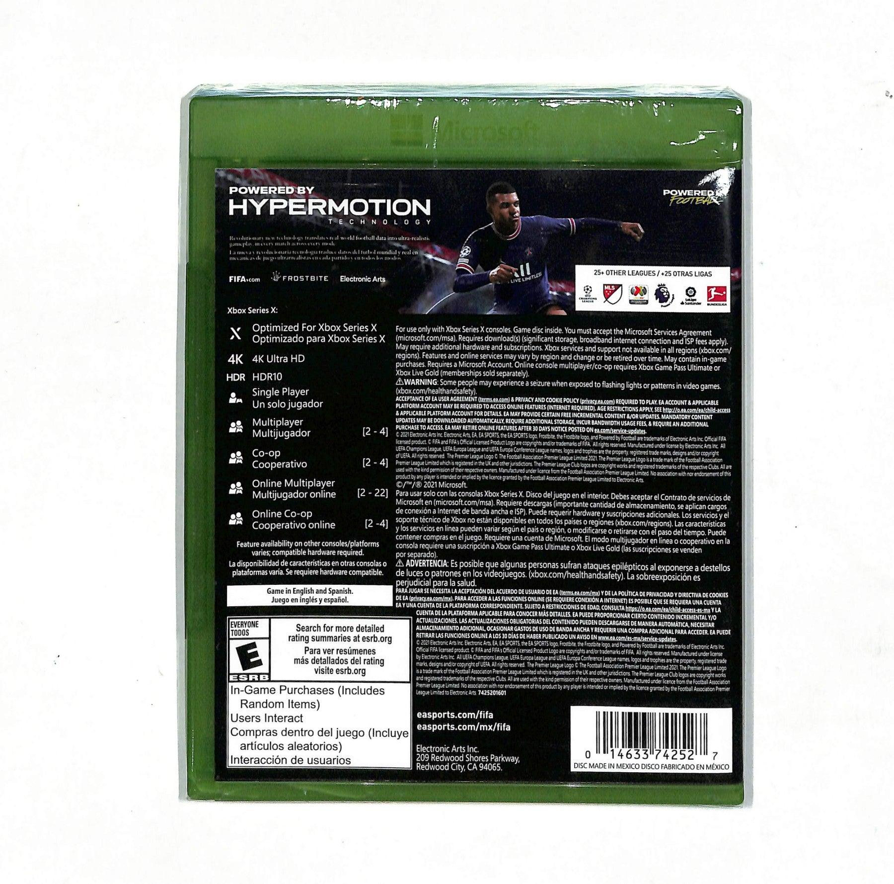 XBOXSX FIFA 22 (US) (ENG/SP) - Image 7
