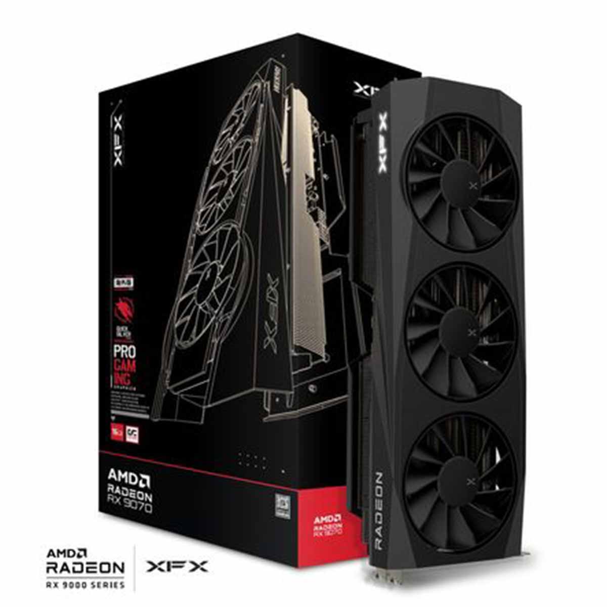 XFX QuickSilver AMD Radeon RX 9070 OC 16GB GDDR6 Gaming Ed. Graphics Card (RX-97QICKBB9) - Image 5
