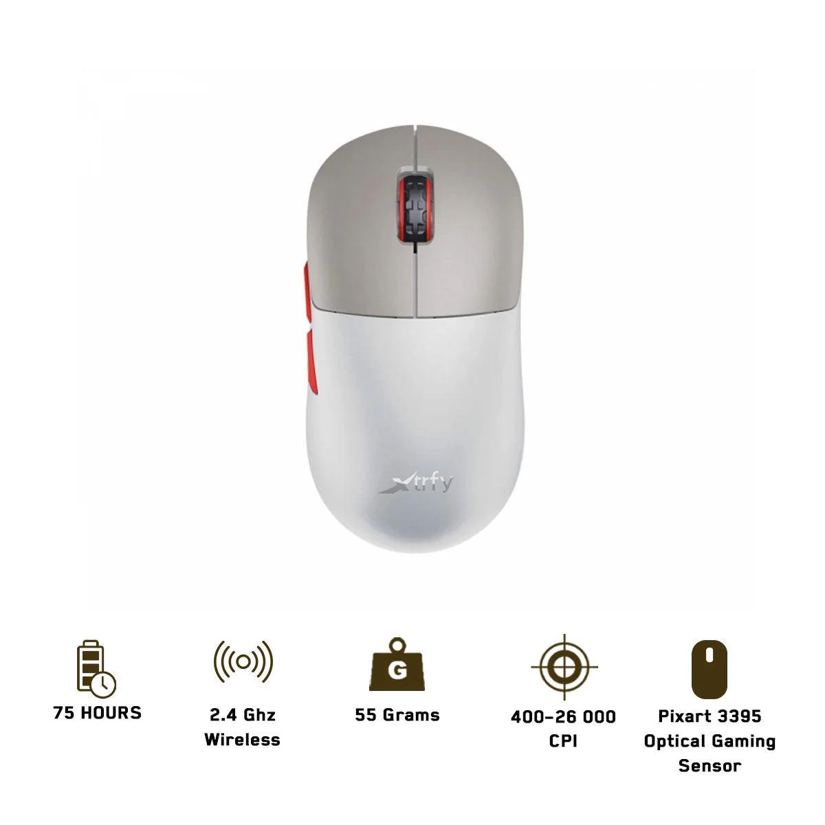 Cherry Xtrfy M8 Wireless Ultra Light Gaming Mouse (Retro)
