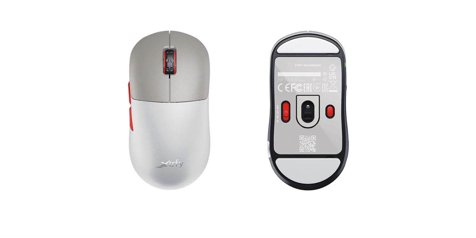 Cherry Xtrfy M8 Wireless Ultra Light Gaming Mouse (Retro) - Image 2