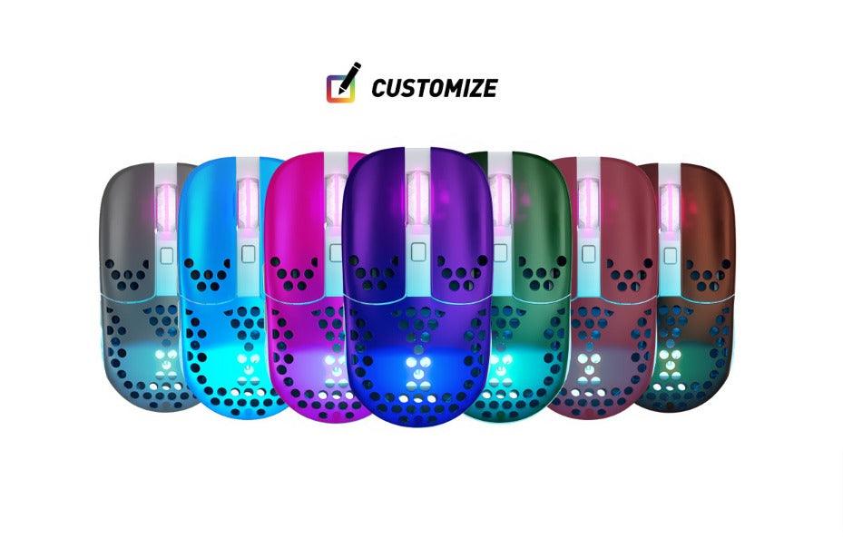 Cherry Xtrfy MZ1 RGB Ultra-Light Wireless Gaming Mouse (White) - Image 4
