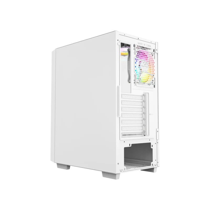 XYZ Airone 100 X Mesh ATX PC Case with 6 Pre-installed 120mm ARGB Fans (Black, White) - Image 11