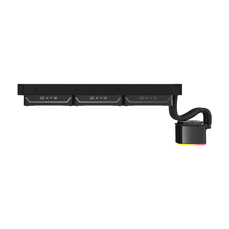 XYZ AquaPulse AIO 360 ARGB Liquid Cooler with Temperature Display (Black, White) - Image 16