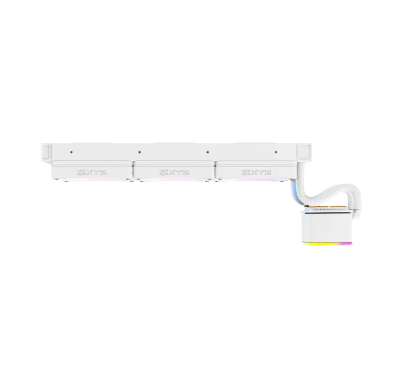 XYZ AquaPulse AIO 360 ARGB Liquid Cooler with Temperature Display (Black, White) - Image 9
