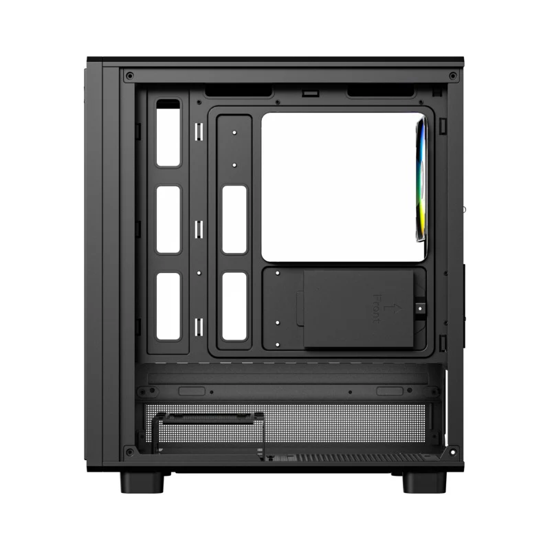 XYZ Atom M-ATX PC Case with 3 Pre-Installed 120mm Pulsar ARGB Fans (Black, White) - Image 8