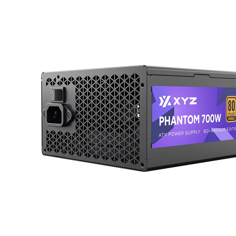 XYZ Phantom 700W ARGB ATX Power Supply 80+ Bronze Edition (Black) (X-PS-PHANTOM-PBR700) (XYZ-SA-869) - Image 8