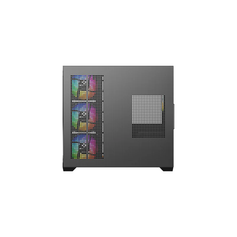XYZ Tesseract X 50 ATX PC Case with 6 Pre-Installed 120mm ARGB Fans (Black) (X-CS-TESSERACTX50-B) (XYZ-SA-973) - Image 7