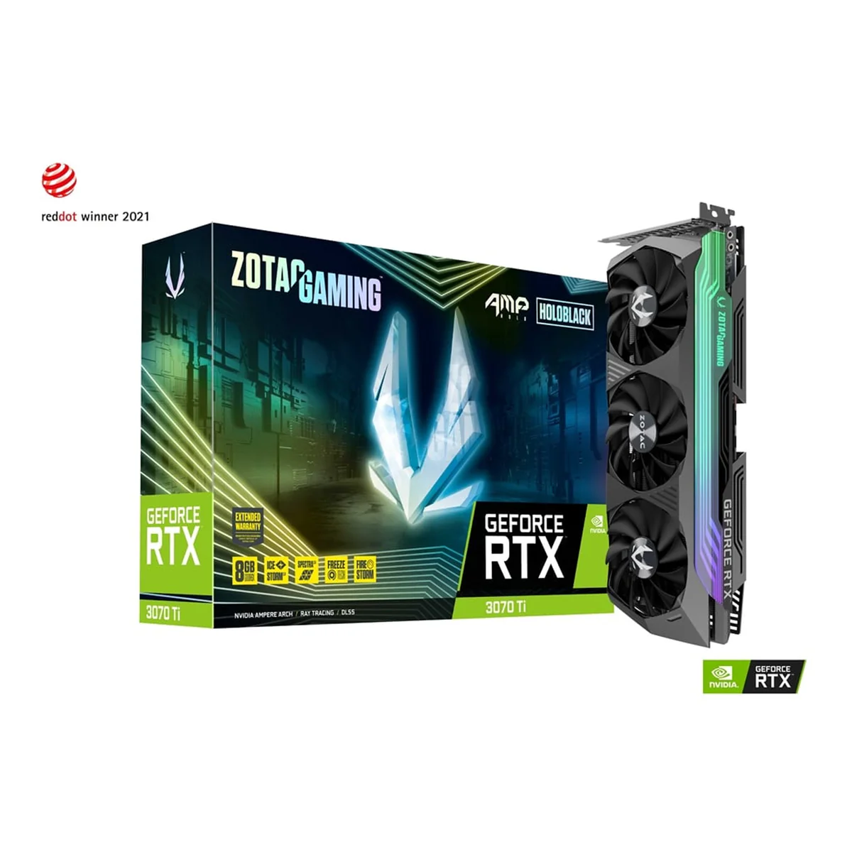 Zotac Gaming GeForce RTX 3070 Ti AMP Holo 8GB GDDR6X Graphics Card (ZT-A30710F-10P) - Image 6
