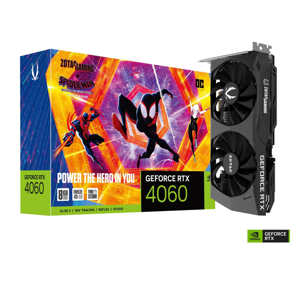 Zotac Gaming Geforce RTX 4060 8GB OC 128BIT GDDR6 Graphics Card Spider-Man Across The Spider-Verse Bundle (ZT-D40600P-10SMP) - Image 7