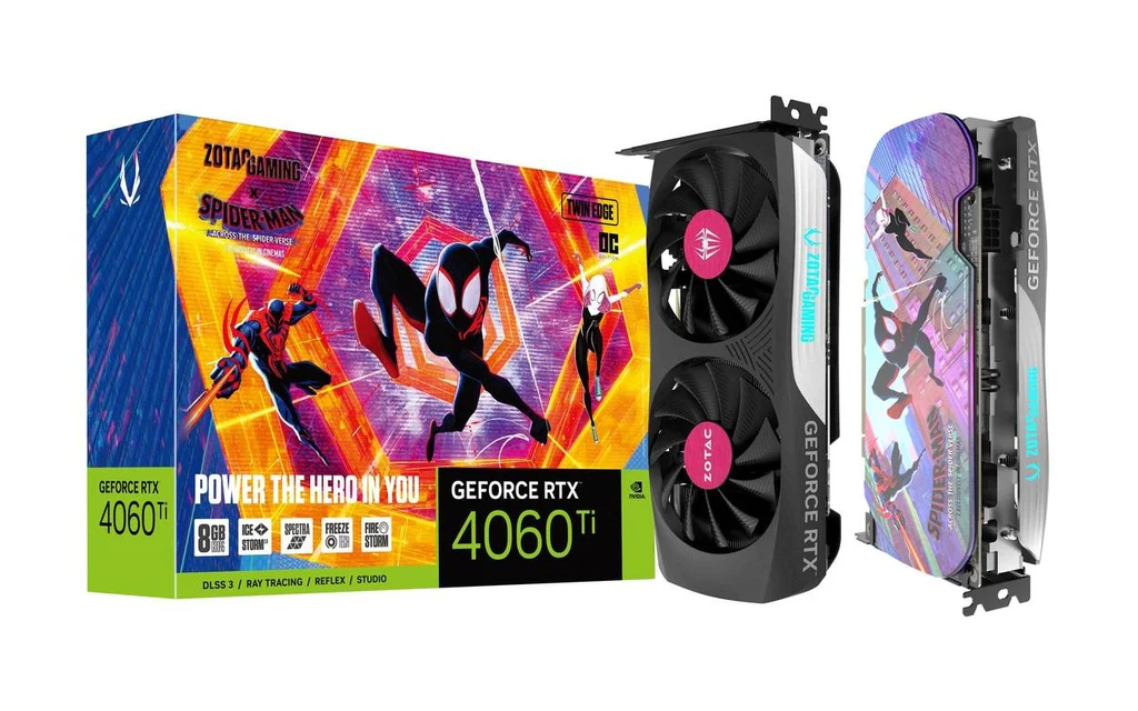 Zotac Gaming GeForce RTX 4060 Ti 8GB Twin Edge OC GDDR6 Graphics Card Spider-Man Across The Spider-Verse Bundle (ZT-D40610H-10SMP) - Image 9