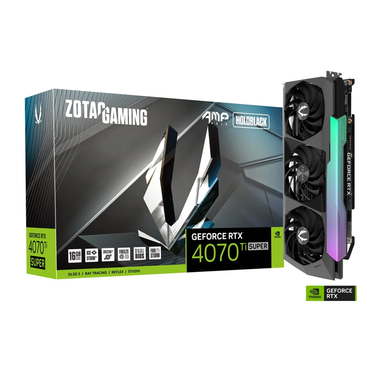 Zotac Gaming GeForce RTX 4070 Ti Super AMP Holo 16GB GDDR6X Graphics Card (ZT-D40730F-10P) - Image 6