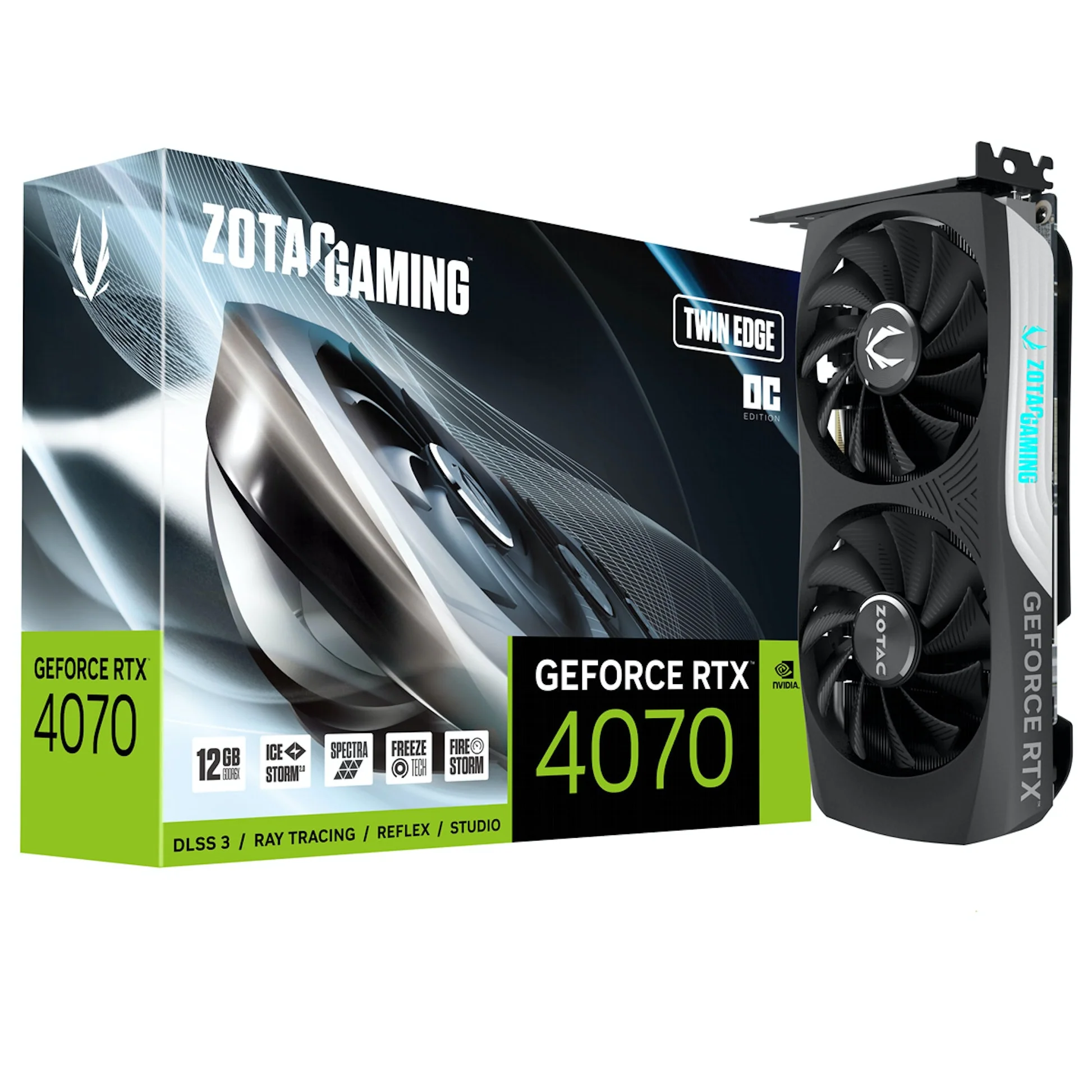 Zotac Gaming Geforce RTX 4070 Twin Edge OC 12GB GDDR6X Graphics Card (ZT-D40700H-10M) - Image 6