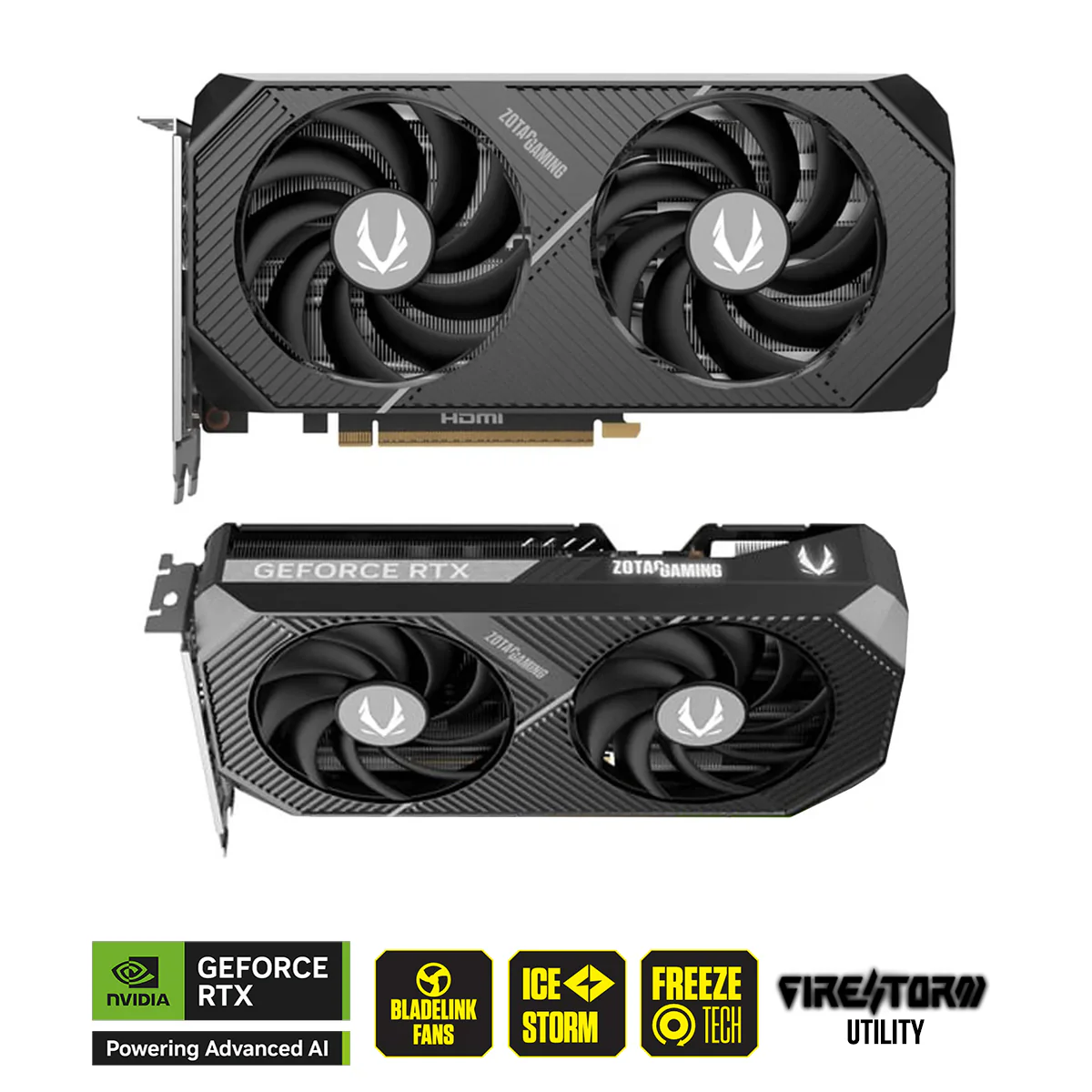 Zotac Gaming GeForce RTX 5070 Twin Edge OC 12GB GDDR7 Graphics Card (ZT-B50700H-10P)