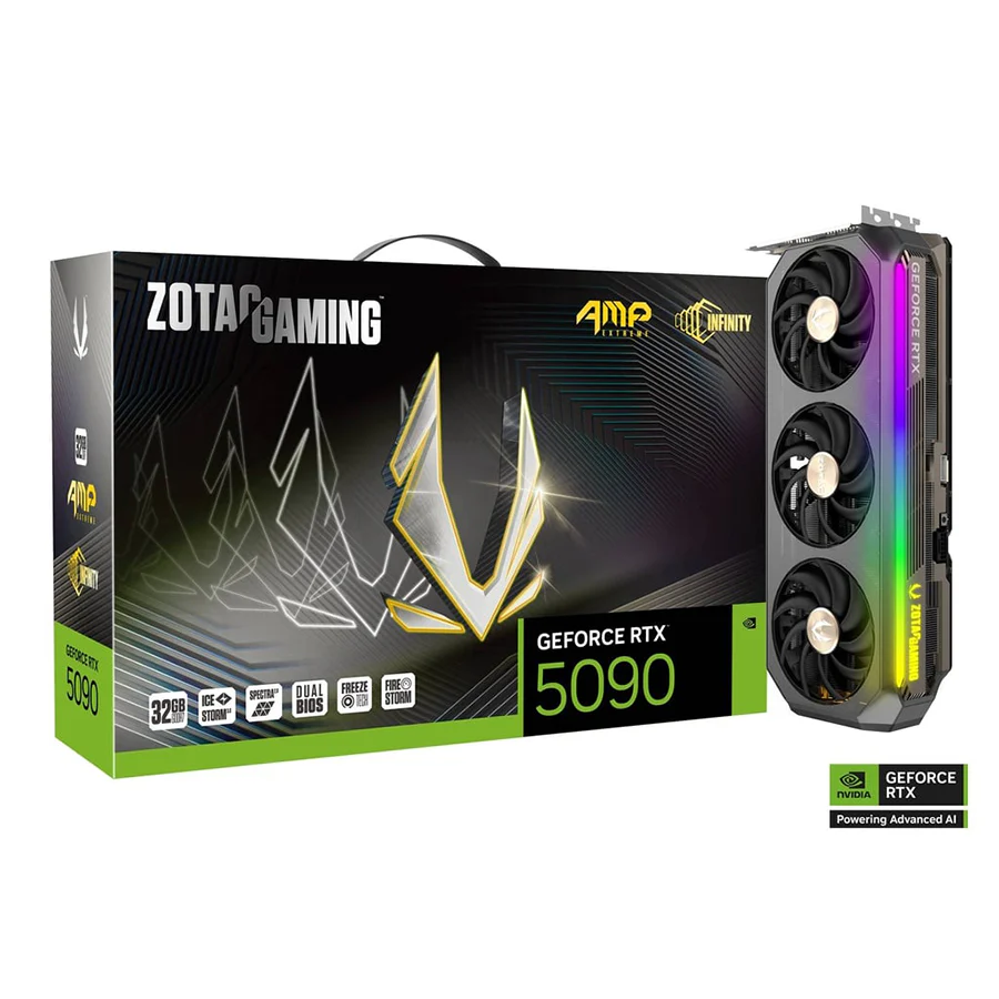 Zotac Gaming GeForce RTX 5090 AMP Extreme Infinity 32GB GDDR7 Graphics Card (ZT-B50900B-10P) - Image 7